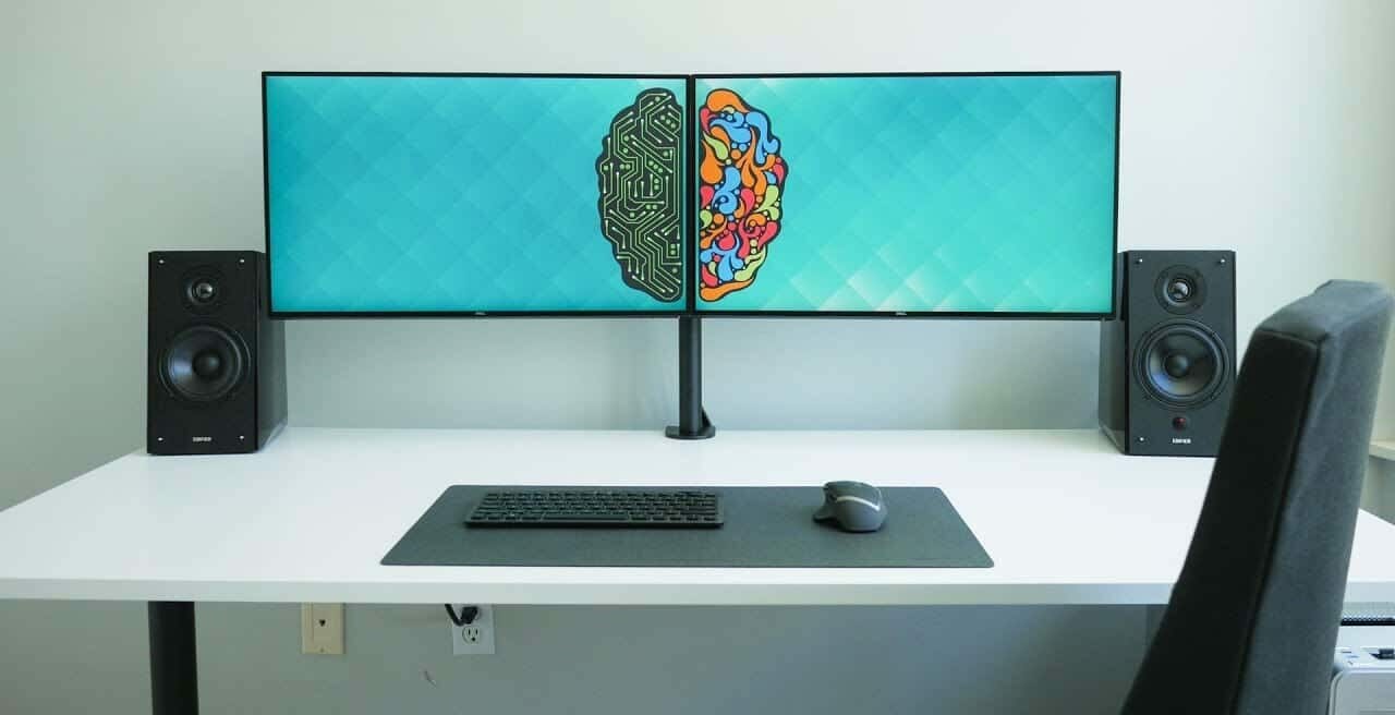 How To Fit Two Monitors On A Small Desk (10 Easy Hacks) - Desks Guide