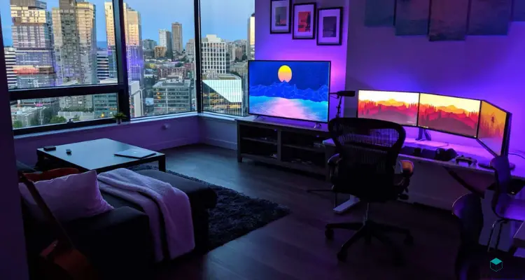 best space for gaming desk in your room