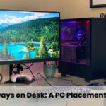 pc sideways on desk